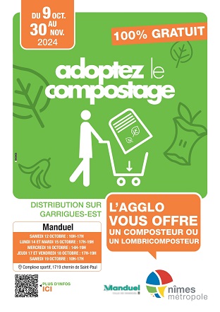 affiche composteur Manduel panneau