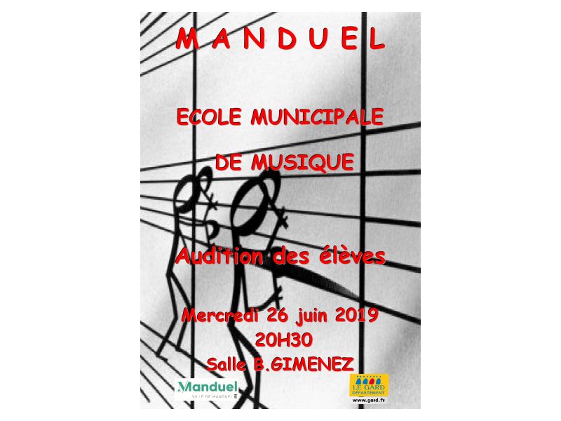 Audition école municipale de musique